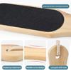 Wooden Foot Scrubber Double Side Dead Skin Remover for Men and Women Pack of 1 view 4