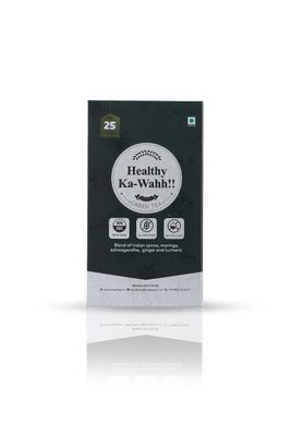 Roastea Healthy Ka-Wahh! Pack of 25 Tea Bags | Immunity Booster | Helps in Weight Managment & Relieves Stress