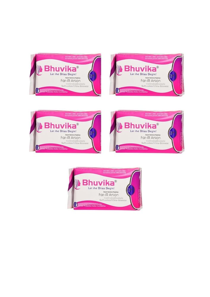 BHUVIKA SMART SANITARY NAPKIN 360MM(6 PIECES)-pack of 5