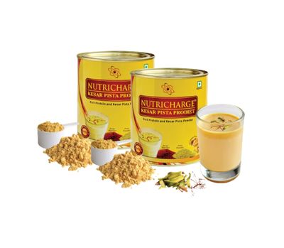 Nutricharge Kesar Pista Prodiet Supports and regulates immunity (Pack Of 2)