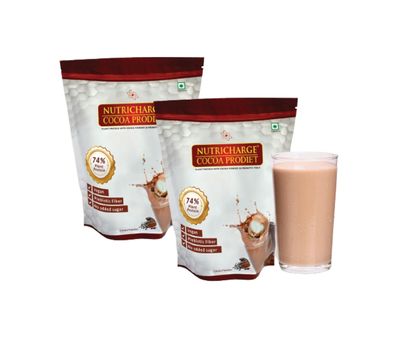 Nutricharge Cocoa Prodiet Maintains and retains muscles (Pack Of 2)