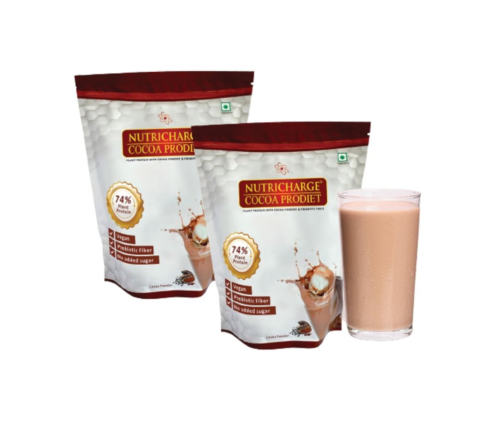 Nutricharge Cocoa Prodiet Maintains and retains muscles (Pack Of 2)