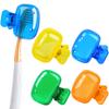 Eaezerav 4 Pack Toothbrush Covers, Portable Plastic Toothbrush Head Case for Travel, Business, Camping, School, Home view 1
