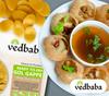 Vedbaba Ready to Fry Dry GOL Gappa - 400 GM | GOL Gappe Pellets | Pani Puri Papad | Phuchka (Gupchup) Packet view 2