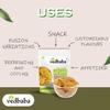 Vedbaba Ready to Fry Dry GOL Gappa - 400 GM | GOL Gappe Pellets | Pani Puri Papad | Phuchka (Gupchup) Packet view 3