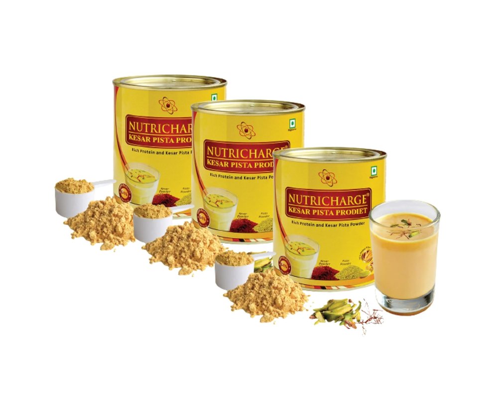 Nutricharge Kesar Pista Prodiet Supports and regulates immunity (Pack Of 3)