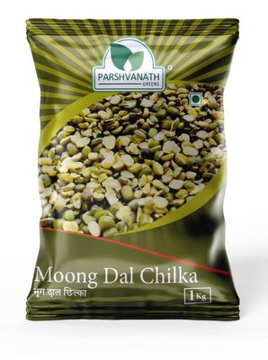 PARSHVANATH GREENS Unpolished Moong Dal / moongdal chilka - 1kg | Pack of 1 | 100% Organic | Chemical Free & Pesticides Free (Moong Dal Chilka)