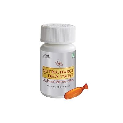 Nutricharge DHA Twist Helps visual development in infants and children (Pack Of 1)