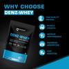 DENZOUR NUTRITION Denz Whey Protein Powder | 25g Protein + 5.5g BCAA | Belgium Chocolate Flavour | Fast Digesting & Lab Tested | Muscle Recovery & Strength | 1.08kg | 30 Servings view 4