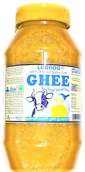 G400 Lukoog Cow Ghee 400 grams Ghee Special Desi Gawa Cow Ghrita,Authentic Indian Tasty,Great for Skin,at bay Boosts Intestinal Health,It must be your choice,if do not like it,can return it