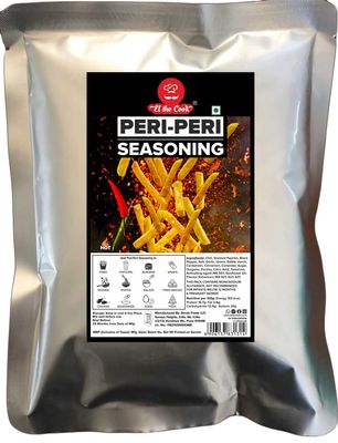 EL The Cook Peri Peri Powder Masala Seasoning 1 kg pack | Vegetarian Spicy Piri Piri Marinade Mix | Add to Popcorn, French fries, Pasta, Noodles, Chips, Chicken | Multipurpose 1 KG