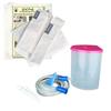 MANUSHYA LIFE Combo of Wet Pack cotton patti with Velcro closure and Enema Kit 600 ML for Detox Home Use | Satvic Lifestyle | Body Detox view 1