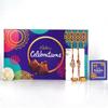 Cadbury Pack of 2 Rakhi Peacock Rakhi and Bro Rakhi with a box of Celebrations Chocolates for Brother, Rakhi for brother with chocolate Gifts Combo Set, Cadbury Rakshabandhan Brother view 2