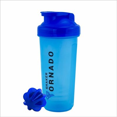 Trueware Tornado Gym Shaker With PP Blender Ball | Plastic | 700 ML | Blue | Leak Proof | Ideal for Protein | Preworkout and BCAAs, BPA Free | Ideal Workout Thender for Fitness Lovers