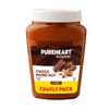 Pureheart Nut Spread Choco Mixed Nut (1 kg, Pack of 2) Nutty Chocolate Spread for Breakfast, Delicious, Smooth & Creamy Snack view 1