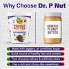 Dr. P Nut Peanut Butter Chocolate Smooth Spread 1kg | 30g Protein | Vegan | Tasty & Healthy Nut Butter Spread for Breakfast & Snacks | Cholesterol Free | Zero Trans Fat | Creamy Peanut Butter view 4