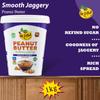 Dr. P Nut Peanut Butter Smooth Jaggery Spread 1kg | 30g Protein | Vegan | Tasty & Healthy Nut Butter Spread for Breakfast & Snacks | Cholesterol Free | Zero Trans Fat | Creamy Peanut Butter view 2