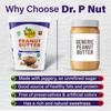 Dr. P Nut Peanut Butter Smooth Jaggery Spread 1kg | 30g Protein | Vegan | Tasty & Healthy Nut Butter Spread for Breakfast & Snacks | Cholesterol Free | Zero Trans Fat | Creamy Peanut Butter view 4