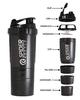 Spider Ultimate Protien Powder Shaker | Gym | Cycling | 100% BPA FREE | Extra space for suppliments | 530 ML | RED GREEN WHITE view 2