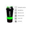 Spider Ultimate Protien Powder Shaker | Gym | Cycling | 100% BPA FREE | Extra space for suppliments | 530 ML | RED GREEN WHITE view 4
