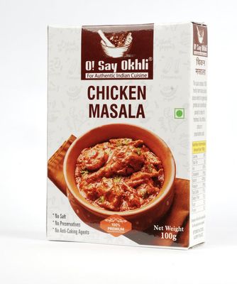 O! Say Okhli ; For Authentic Indian Cuisine.. Chicken Masala 100Gm-2Boxes(Perfect Recipe For Homemade Chicken)