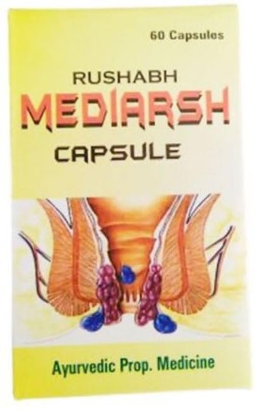 Rushabh Gaharwar MEDIARSH CAPSULE -60 capsules (Help For Piles)