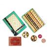 Dessert Drama Premium Gifted Sweet/Mithai Box Assorted Kaju Katli Sweets, Chocolate Ice Ball, Kaju Apple, and Kaju Kesar Roll Sweets Box 900gm Sweet Box With Rakhi For Brother view 2