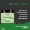 STAMIO Baelpatra Powder 100 gm | Bilva Leaves, Bel Patra/Leaf, Aegle marmelos | Digestive Health | Diabetes | In Jar 3.53 oz view 2