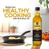 Shree Aanantam Cold Pressed Rice Bran Oil - 1 Liter | Bottle | Kolhu/Kacchi Ghani/Chekku | 100% Pure & Natural | Chemical-Free | Wood Pressed Rice Bran Oil for Cooking (1l (Pack of 3)) view 4