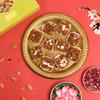 Dessert Drama Premium Sweet Gift Box Nut & Almond Mithai Dodha Barfi 400 gm Doda Barfi Sweet Boxwith Diwali Greetings Card || Combo Gift Pack || Corporate Gifts view 1
