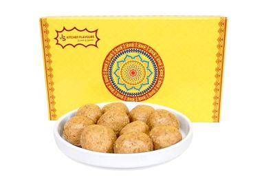 JS Kitchen Flavours Sweets & Snacks Ajawin Ladoo (Pre Delivery & Post Delivery Ladoo)| Indian Sweet (500 GM) 10pcs