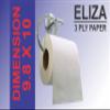 Eliza Premium 3 Ply Toilet Disposable Roll Pack of 24, Toilet Paper, Toilet & Tissue Roll, Pack of Twenty Four Toilet Tissue Paper Rolls 200 Pulls Each- 9.8 x 10 cm view 4