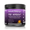 Nakpro Pre Workout Supplement Powder - JAR | 100mg Caffeine, 1.2g Creatine Monohydrate and 1.2g L-Citrulline | 50 per servings, Helps in Lean Muscle Building (Tangy Orange, 250g) view 1
