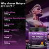 Nakpro Pre Workout Supplement Powder - JAR | 100mg Caffeine, 1.2g Creatine Monohydrate and 1.2g L-Citrulline | 50 per servings, Helps in Lean Muscle Building (Tangy Orange, 250g) view 4