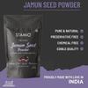 STAMIO Jamun Seed Powder 250 gm | Jaamun Ki Guthli | Diabetes | Naaval Pazham | Indian blackberry | Syzygium cumini | In Pouch 8.82 oz view 2