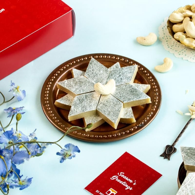 DI MITHAI NATION Kaju katli Traditional Indian Desert Mithai for Special Occasion (200 Gram)