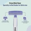 Sirona Bikini Razor for Women (Pack of 1)| Japanese Precision Shave, Nono-Blade Technology | For Irritation Free Shaving for Bikini Line | Chromium & PTFE-Coated | No Cuts | Safe & Hygiene view 4