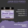 STAMIO Jamun Seed Powder 100 gm | Jaamun Ki Guthli | Diabetes | Naaval Pazham | Indian blackberry | Syzygium cumini | In Jar 3.53 oz view 2