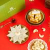 DI MITHAI NATION Kaju Katli (200 Gram) with Kaju Kesar Roll (200 Gram) Traditional Delicious Indian Desert Mithai for Special Occasion view 2