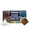 Tifusion Jasmine Chamomile Organic Green Tea With Natural & Pure Ingredients For Calm Mind | Aids Sleep | Best As A Hot Drink Or Iced Cooler Tea Bags (20 Tea Bags 20 Serving Cups) view 1