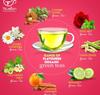 Tifusion Jasmine Chamomile Organic Green Tea With Natural & Pure Ingredients For Calm Mind | Aids Sleep | Best As A Hot Drink Or Iced Cooler Tea Bags (20 Tea Bags 20 Serving Cups) view 4