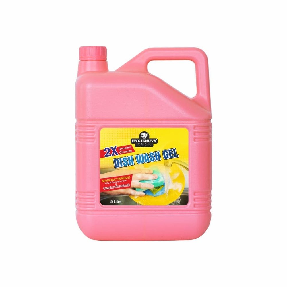 Hygienuva 2X Dish Wash Gel/ 5 Litre/Dish Wash Gel Liquid Germ Protection