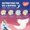 JOYFIX Adult Diapers | Tape Style | Waist Size 114-142 cm (45"-56") | Odour lock | Extra Large | Pack of 1 | Odour lock | Anti-Bacterial Absorbent- XL (10 Pieces) view 4