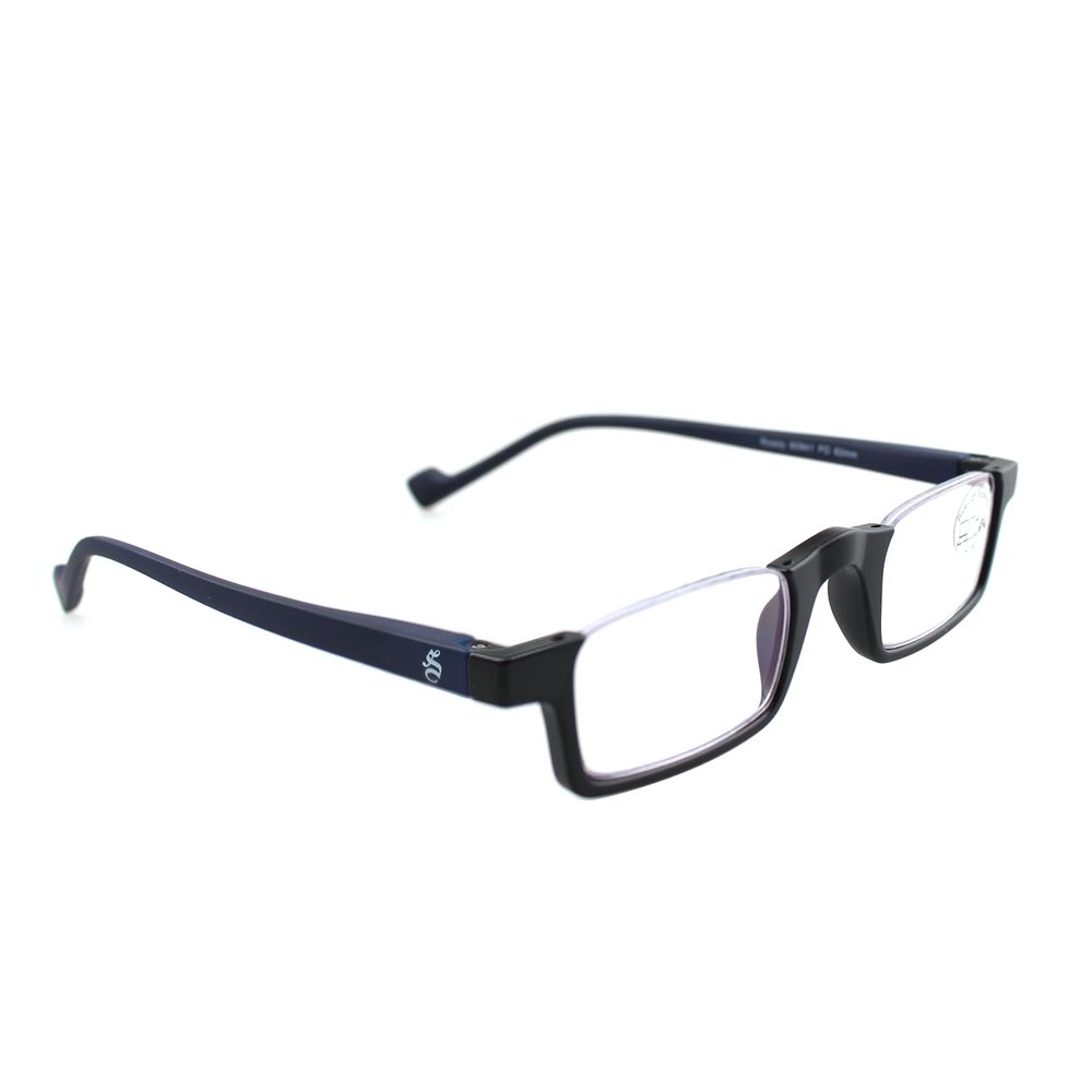 ESPERTO READERS Roady Reading Glasses With Blue Cut Lens For Men & Women (+1.25, BLACK)