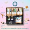 Himalayan Firefly | Natural Flower Green Tea Combo Gift Pack | Acacia White Honey 50g | Kashmiri Multi Flora Honey 50g | Dry Nuts 100g | Tea Filter with Neem Spoon | for Home Office Festive Occasions view 2