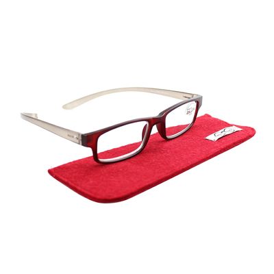 ESPERTO READERS Necky Reading Glasses With Blue Cut Lens For Men & Women (+2.75, RED)