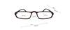 N Specs Near Reading Glasses For Men Woman Rectangle Brown Coloured TR Stratchable Full Frame With Unbreakble Fiber Glasses (+1.00) view 3