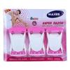 DAIDSUKE Heavy Quality Maxes 6 Pieces Painless Hair Removal Body Shaver & Bikini Shaving Razor For Women Hair Removing Razor Disposable Body Shaver Under Arms Bikini Area Stainless Steel Sharp Blade view 1
