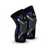 NECARE Premium Nylon Orthopedic Compression Knee Cap/Sleeves (1 PAIR) For Sports, Pain Relief, Exercise/Workout, Running/Jogging, Cycling, For Men And Women (M, Black-Blue) view 1