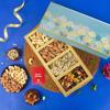 DI MITHAI NATION Roasted Cashew(50g),Roasted Almond(50g),Seed Mix(50g),Very Berry Healthy Mix(50g) With Classic Blue Tree Box view 1